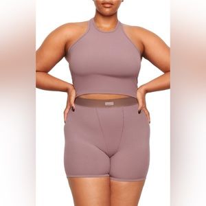 SKIMS Soft Lounge Scuba Tank -Black XS